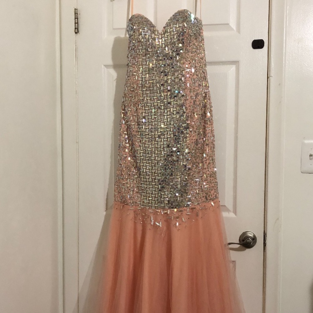 Rhinestone mermaid dress